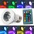 Bec LED Tip Spot 3W RGB cu Telecomanda Bec Soclu E27 220V