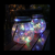 Lampa Solara Borcan Sticla Crack, Felinar Solar IP65 LED Multicolor