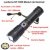 Lanterna 5 Moduri de Lumina cu LED P50 si Zoom SY1605 19A081 XXM