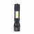 Mini Lanterna LED 1W+1W COB LED cu Zoom si Clips Prindere pe Baterii