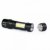 Mini Lanterna LED 1W+1W COB LED cu Zoom si Clips Prindere pe Baterii