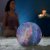 Moon Lamp Galaxy 3D 15cm Lampa Luna LED Multicolor Stand Lemn USB