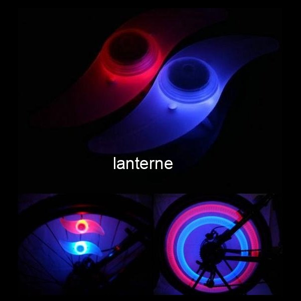 Set 4 Hot Wheels LED Multicolor Decorativ pentru Spite Bicicleta