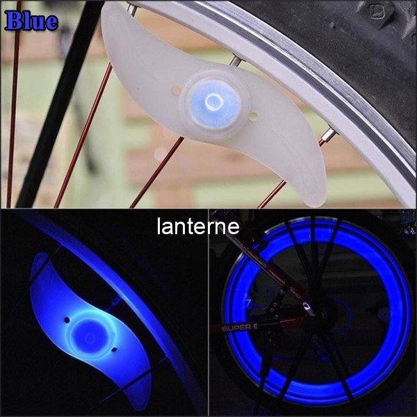 Set 4 Hot Wheels LED Multicolor Decorativ pentru Spite Bicicleta