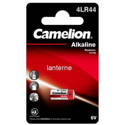 Baterie Camelion 6V 4LR44 Alcalina pentru Aparate Foto