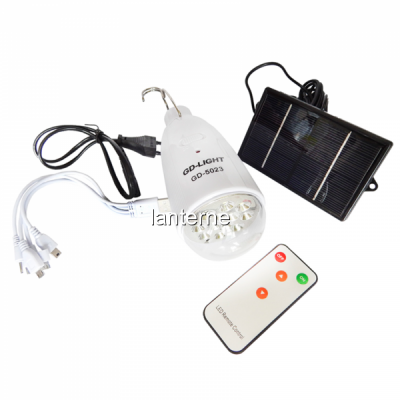 Bec 12LED Acumulator, Telecomanda,USB, Incarcare Solara si 220V GD5023