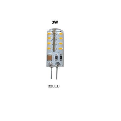 Bec LED 3W 32LED SMD Bulb 220V G4 Alb Rece