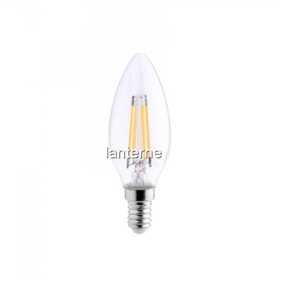Bec LED C35 tip Lumanare cu Filament 4W Alb Cald 2700K E14 UB60224