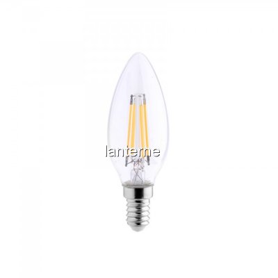 Bec LED C35 tip Lumanare cu Filament 4W Alb Cald 2700K E14 UB60224