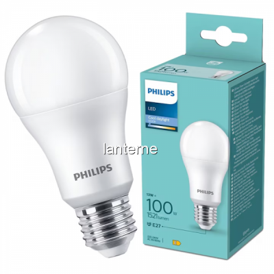 Bec LED Philips E27 13W 4000K 1521LM A60 MNR2156