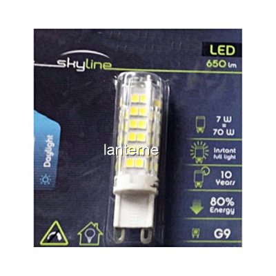 Bec LED SMD 7W Bulb Alb Rece 6500K G9 220V Skyline SL1391