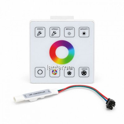 Controler Tactil RF RGB SPI 376 Efecte Banda LED Digitala 5-24V 18A218 XXM