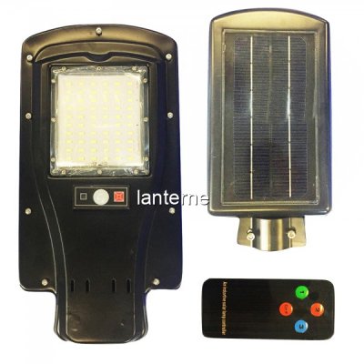 Corp de Iluminat Exterior  Solar 60LED 30W cu Senzori si Telecomanda