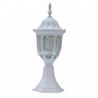 Felinar Cu Picior pentru Gradina Alb 220V 60W IP43 SPN3260
