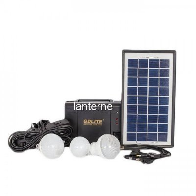 Kit Incarcator Urgente cu Panou Solar GdLite GD8006A 6V4Ah