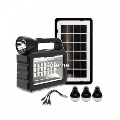 Kit lanterna cu panou solar power bank 3 becuri Cclamp CL-26 NNN