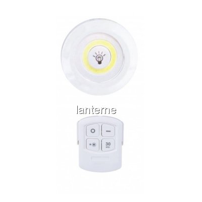 Lampa COB LED 3W pe Baterii, cu Telecomanda