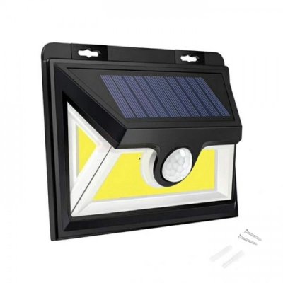 Lampa COB LED Incarcare Solara cu Senzor de Lumina On/Off