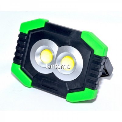 Lampa de Lucru tip Proiector Solar si USB 2xCOB+1SMD T917 XXM