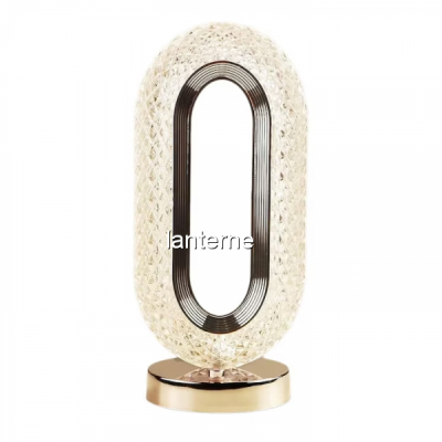 Lampa Diamond Crystal LED Aurie la USB cu 3 temperaturi de culoare DNC65668