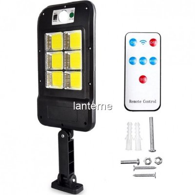 Lampa Solara 6 LED COB Senzori, Acumulator, Telecomanda HS8013COBB