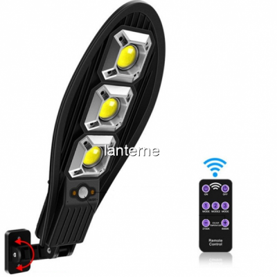 Lampa Stradala Solara 90LED COB Alb Cald / Rece IP65 Telecomanda LL63T