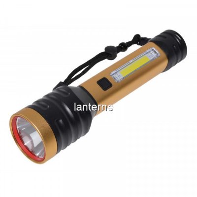 Lanterna 30W LED Cree XH-P50 + COB Acumulator, Semnalizare TDT50 XXM