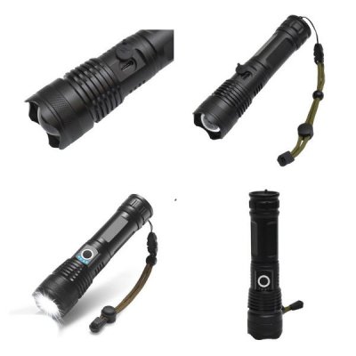 Lanterna 5 Moduri de Lumina cu LED P50 si Zoom SY1605 19A081 XXM