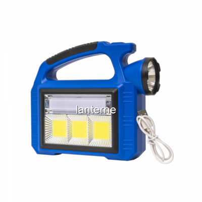 Lanterna de mana incarcare solara si USB 3 moduri de intensitate Zilan ZTS8980