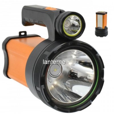 Lanterna Profesionala Laser LED Alb Albastru 500W la USB TD9000A 19A074 XXM