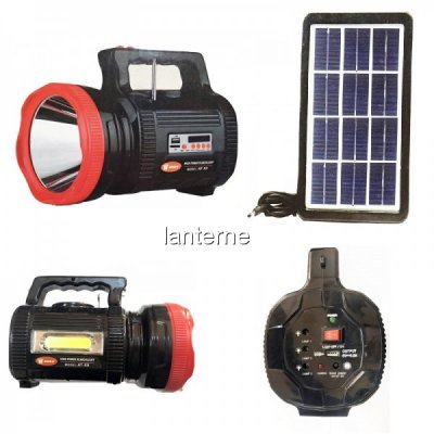 Lanterna LED 15W, Panou COB LED, Radio, SD, USB, MP3, Panou Solar ATX9