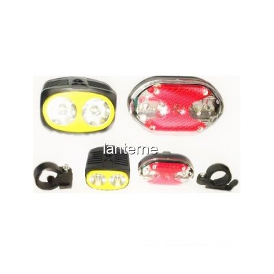 Lanterna LED 2W Set cu Stop Semnalizare Bicicleta TD516B