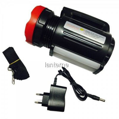 Lanterna LED 5W cu Acumulator, USB si Panou 20 LED-uri SMD YJ2895U