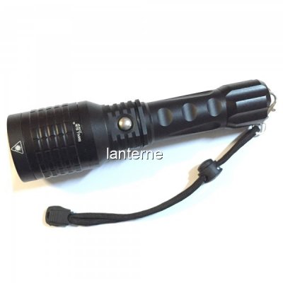 Lanterna LED cu Laser si Zoom ZYF612F