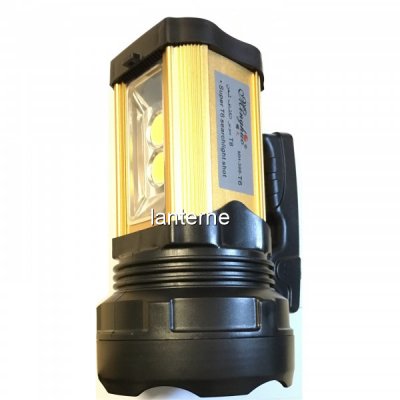 Lanterna LED T6 15W + 20W COB LED 398 cu Acumulator si USB