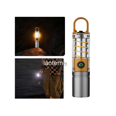 Mini lanterna de mana cu 4 moduri de iluminare Andowl 808 PRO