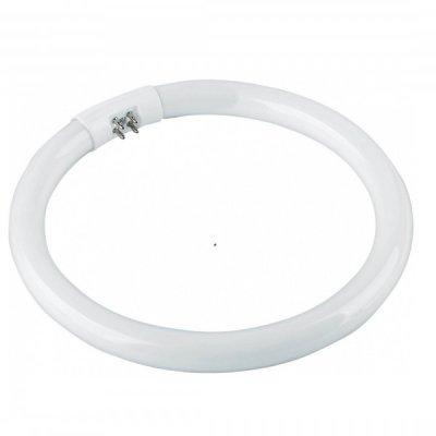 Neon Tub Fluorescent Circular 32W Soclu T9 4 Pini Alb Rece 12000K