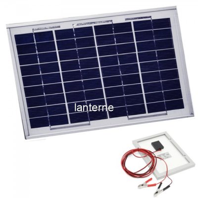 Panou Solar Fotovoltaic 50W 36 Celule 67x54cm Cablu Clesti 12V