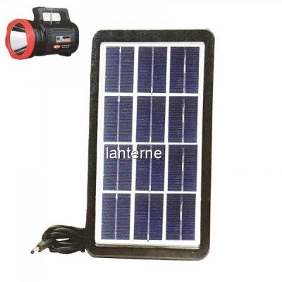 Panou Solar Fotovoltaic Policristalin 3W 6V pentru Lanterna ATX9 SL603