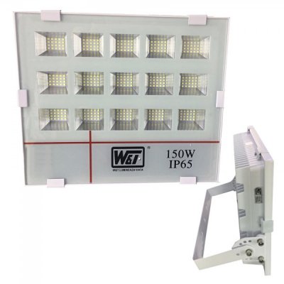 Proiector 300LED SMD T011 150W IP65 Alb Rece 220V WT