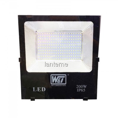 Proiector LED 200W 200LEDuri SMD Alb Rece IP65 220V WT
