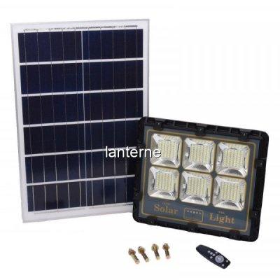 Proiector LEDuri 200W Panou Solar Telecomanda Senzor IP65 18D045 XXM