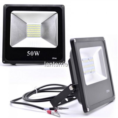 Proiector Slim LED SMD 50W Alb Rece 12V Clesti IP66 20B004 XXM