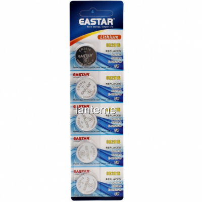 Set 5 Baterii 3V Li-Ion Blister Eastar CR2016 9F027 XXM