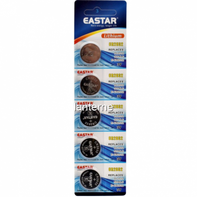 Set 5 Baterii 3V Li-Ion Blister Eastar CR2032 9F029 XXM