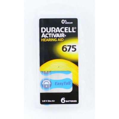 Set 6 Baterii pentru Aparate Auditive Duracell PR312 9D011 XXM