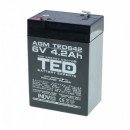 Acumulator Stationar Plumb Acid 6V 4.2Ah 8D020 XXM