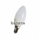 Bec cu LED 7W Alb Rece  soclu E14 220V Glob tip Lumanare Mat TKO