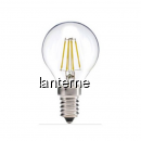 Bec cu LED Filament G45 4W E14 2700K MNR1435