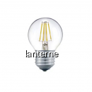 Bec cu LED Filament G45 6W E27 2700K MNR289